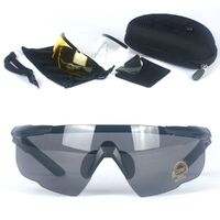 Nylor safety shockproof tactical UV400 goggles, 3-lens set, UM035-DX