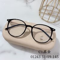 Hybrid frame, metal + TR90, with Blue Block coating SANTA 01243