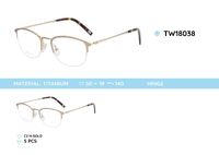 Оправа металлическая титановая TW18038