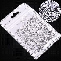 Set of rhinestones with flat bottom for decorating frames and glasses, 39 colors, PD0006
