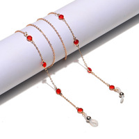 Glasses chain with leaves GL1241