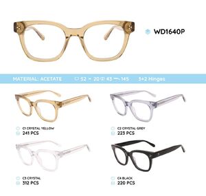 Plastic acetate eyeglasses frame WD1640P