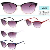 Combined frame glasses with anti-glare lenses Vizzini V8159 Grey灰色 -1,00 до -6,00 (шаг 0,5)
