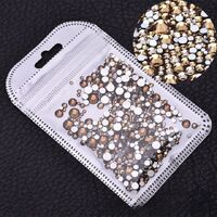 Набор страз с плоским дном для украшения оправ и очков, 39 цветов, PD0006