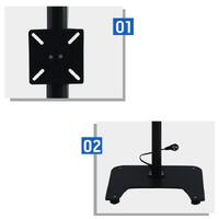 Stand-bracket for sign projector and monitor B型支架