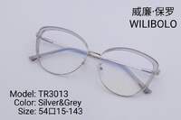 Оправа металл + TR90 ультратонкая с флексом Wilibolo TR3013