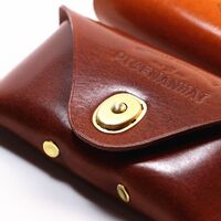 Genuine leather glasses case PGNH023