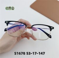 Hybrid metal + TR90 frame with Blue Block coating SANTA S1678