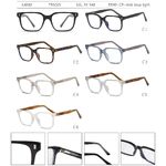 Очки защитные пластиковые TR90+CP с защитой от синего света Landi LD-TR5025