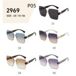Polarized metal + TR90 sunglasses with nylon lenses P05KY 2969