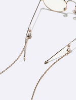 Акриловая цепочка для очков черного цвета GM156