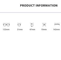 Metal Blue Block glasses with blue light protection FENQI F01312