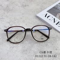 Hybrid frame, metal + TR90, with Blue Block coating SANTA 01222