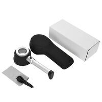 Magnifier with universal backlight, magnifying glass with handle SZ-3-XX, diameter 27 mm, magnification: 30Х