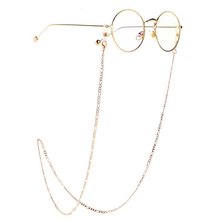 Gold-colored metal non-slip chain, for glasses and masks GL1038