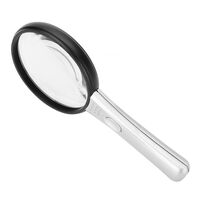 Лупа с универсальной подсветкой, увеличительное стекло с ручкой 2B-4-XX, диаметр: 75 мм, увеличение: 3Х, 13X