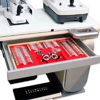 Рабочее место офтальмолога, комбинированный стол + кресло CS-800, столешница 950*470 мм на 2 прибора