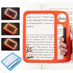 Reading magnifier, cylinder magnifying glass with backlight 6289, magnification: 5X, 10X