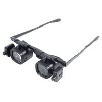 Magnifier-glasses with backlight for small parts working with replaceable attachments 2925S3, magnification: 2X, 4X, 6X, 10X, 18X, 25X