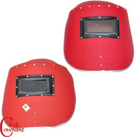 Protective welding cardboard mask with aluminum edging