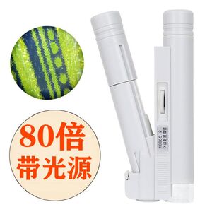 Portable microscope 10085-1F, magnification: 80X (without a scale)