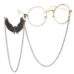 Металлическая нескользящая цепочка бронзового цвета, c орлом, для очков и масок GL142