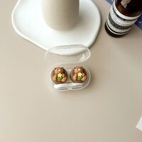 Mini soft contact lens kit PP-X60熊兔狗抱花