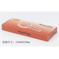 Magnifier, magnifying glass with handle S木柄60mm-XX, diameter: 60 mm, magnification: 5X