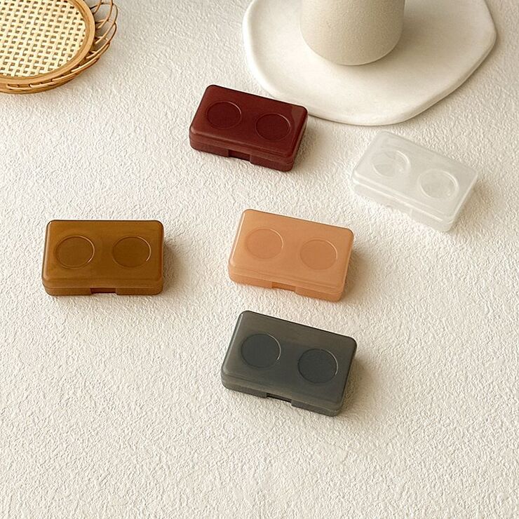 Мини-набор для мягких контактных линз JM201透明连体盒