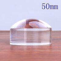 Reading magnifier, cylinder magnifying glass W50, magnification: 8X