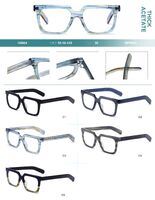 Plastic frames for glasses, thick acetate Big City H2804