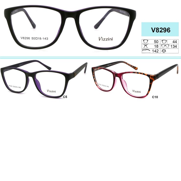 Frame plastic eyeglass VIZZINI V8296