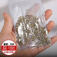 Набор страз с заострённым дном для ремонта и украшения оправ и очков JD0007-AB