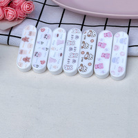 Plastic tweezers with individual pencil-box packaging X882, size 8.0 cm