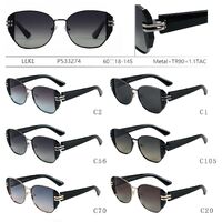 Metal + TR90 plastic sunglasses Leke PS33274