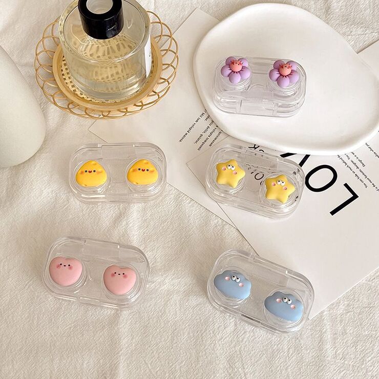 Мини-набор для мягких контактных линз XF208爱心五角蓝云