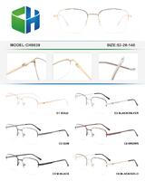 Metal nylor frame with spring hinges CH8839-DA