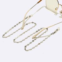 Металлическая нескользящая цепочка из звезд серебряного цвета, для очков и масок GL1641-2