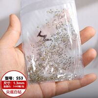 Набор страз с заострённым дном для ремонта и украшения оправ и очков JD0007-AB