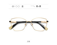 Оправа металлическая с линзами блю-блокерами 3011