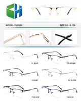 Оправа металлическая полуободковая с флексом CH5805-DA