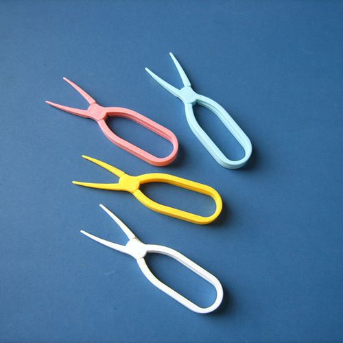 Пинцеты, длина 7,7 см, для работы с контактными линзами, разные цвета GJQ-1, заказ от 80 штук