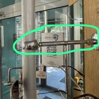 Держатель опоры для настенной витрины (стойки-штока) для очков, 3 детали в комплекте, 3 вида - 601, 602, 603