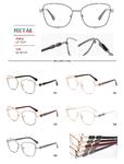 Metal frames for glasses with spring hinges for women Big City LF17001
