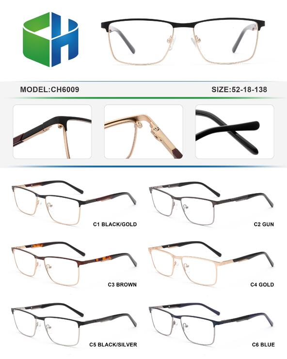 Оправа металлическая с флексом CH6009-DA
