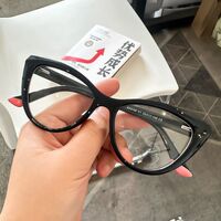 Reading TR90 plastic glasses with Blue Ray Cut protection and spring hinges for women KY2152, diopters from 0.00 to +4.00