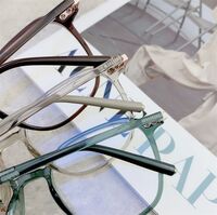 Hybrid frame, metal + TR90, with Blue Block coating SANTA 01222