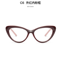Plastic frames for glasses TR90+CA material (flex hinges) FOCUS FCS2020