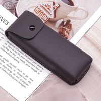 Belt eyeglasses case with button YB-3007