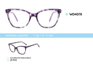 Plastic frames for glasses acetate material WD4078
